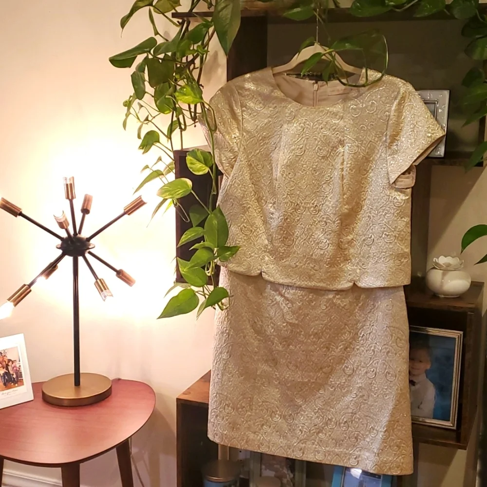 Tori Burch gold dress - Picture 2 of 6